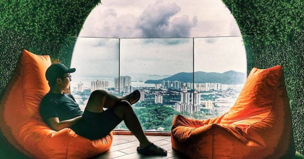 Arte S Penang: Unique futuristic stay in Penang with a jacuzzi and sky lounge overlooking the island