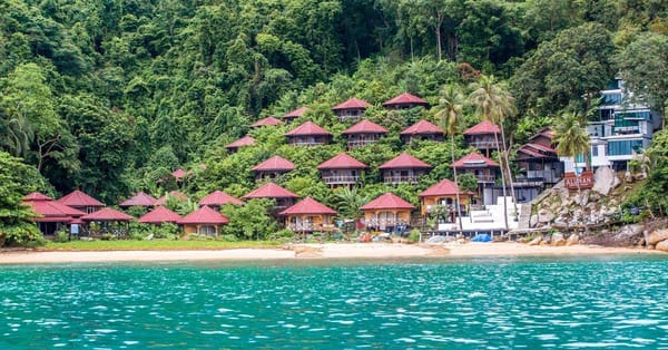 Pulau Perhentian 岩石上的精品酒店 – Alunan Boutique Resort