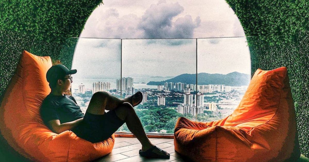 Arte S Penang: Unique futuristic stay in Penang with a jacuzzi and sky lounge overlooking the island