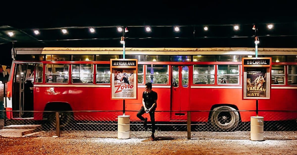 NightBus 127: Vintage bus restaurant in Banting (near Kuala Lumpur)